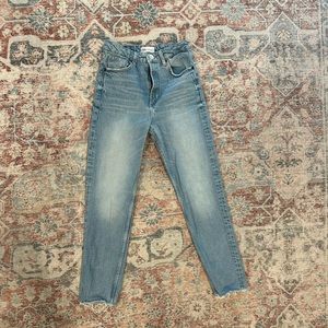 Zara high waisted mom jeans size 4